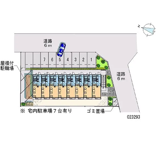 ★手数料０円★八王子市山田町　月極駐車場（LP）